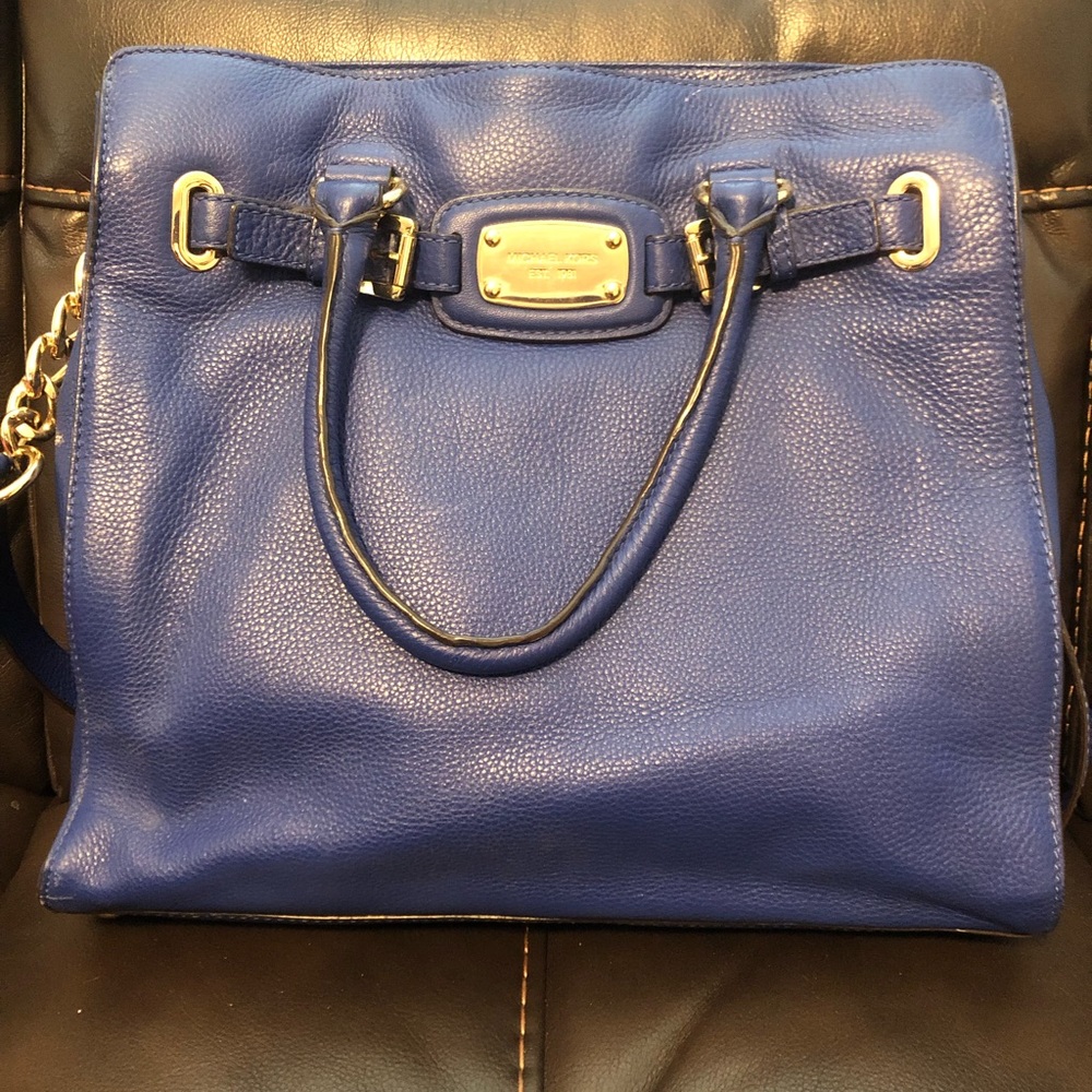 Michael Kors Hamilton Bag Royal Blue